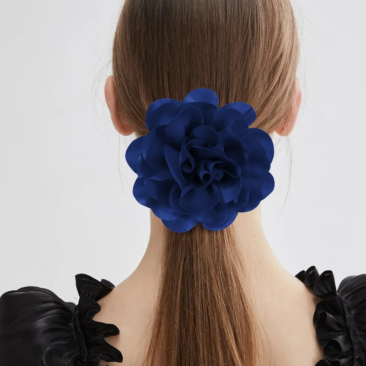 Large Rose Flower Brooches and Pins for Women | Rose Flower Hair Clips for Women, Lapel Pins for Women | Brooch for Women Dresses | Hat Pins for Women, Flower Hair, Pin for Clothes