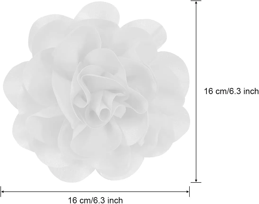 Large Rose Flower Brooches and Pins for Women | Rose Flower Hair Clips for Women, Lapel Pins for Women | Brooch for Women Dresses | Hat Pins for Women, Flower Hair, Pin for Clothes