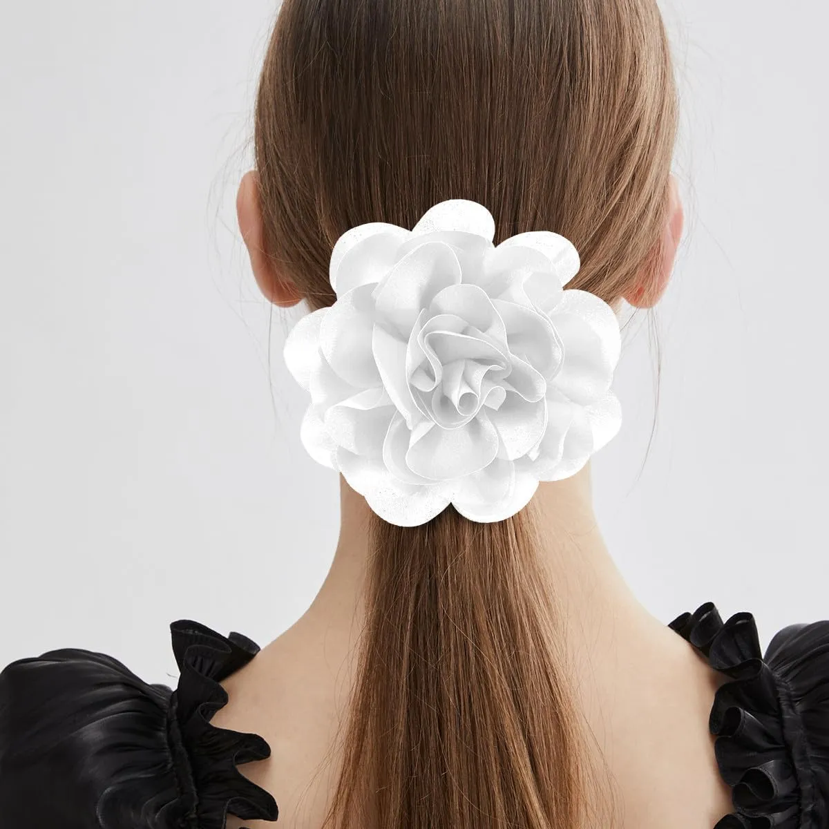 Large Rose Flower Brooches and Pins for Women | Rose Flower Hair Clips for Women, Lapel Pins for Women | Brooch for Women Dresses | Hat Pins for Women, Flower Hair, Pin for Clothes
