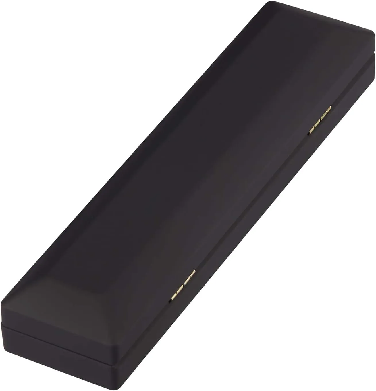 Long Chain Necklace Jewelry Gift Box Case with LED Light, Elegant Velvet Necklace Pendant Bracelet Box for Jewelry Display Wedding Engagment Valentine's Day (Black)
