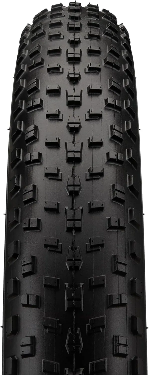 Mongoose Fat Tire Replacement, 20" x 4" or 26" x 4" Fat Tire Bike, Knobby, Puncture Guard, Nylon Inserts Within The Tire for Extra Puncture Resistance, Bicycle Replacement Parts, Black