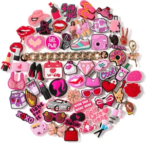 Mr. Pen- Different Charms, 30, 50, 60 Pcs, PVC Random Decoration Charms for Decoration