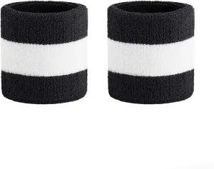 ONUPGO Wristband Sweatbands for Men and Women - Athletic Cotton Terry Cloth Wrist Bands Sport Sweat Band for Basketball, Tennis, Football, Baseball, Running, Gym (1 Pair)