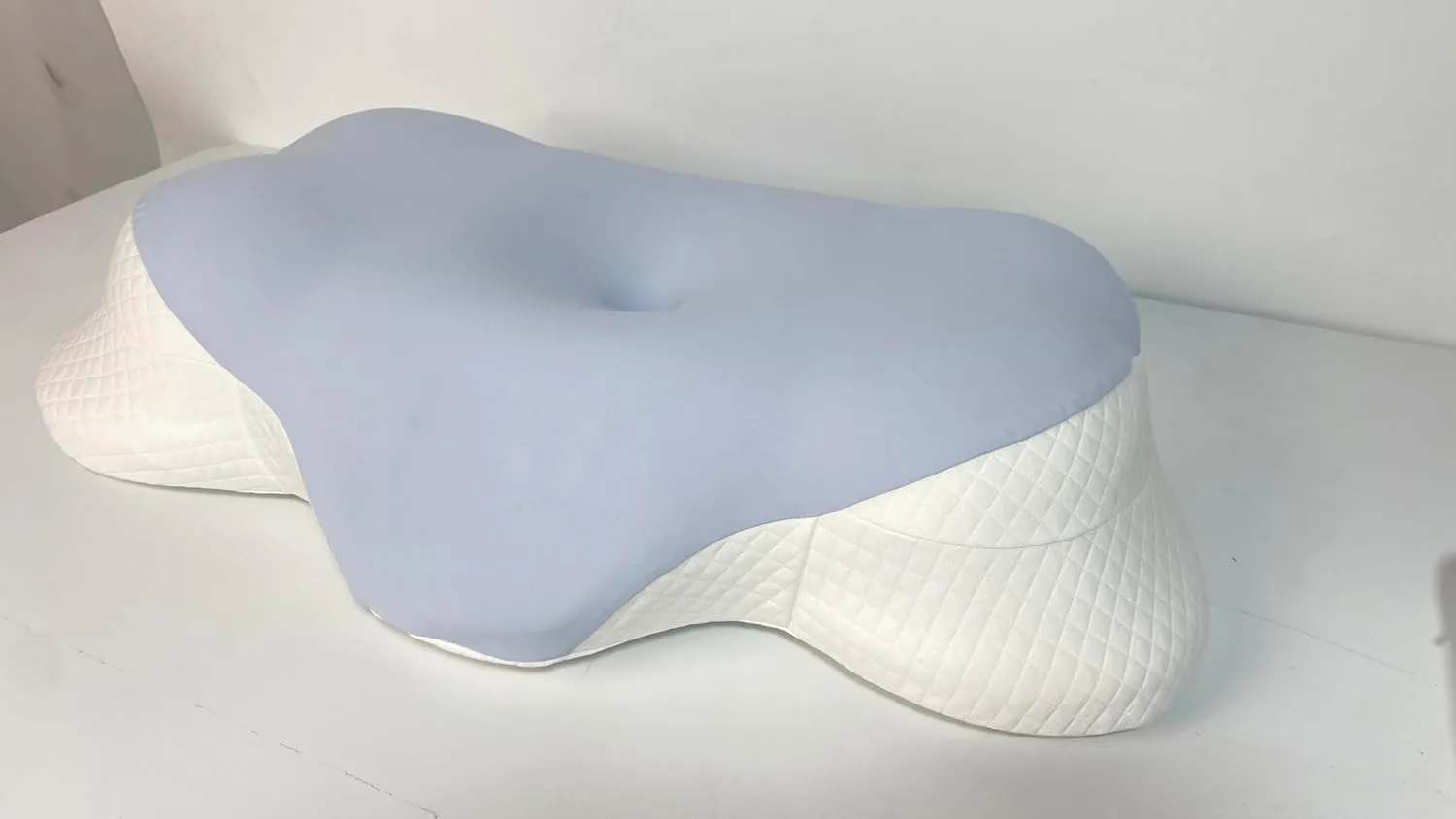 Orthopedic Memory Foam PillowErgonomic Cervical Contour Pillow for Neck & Shoulder Pain Relief, Adjustable Height for All, Breathable Cooling Washable Cover   Extra Pillowcase (3 Layers)