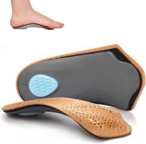 Orthotic Inserts 3/4 Length, Half Plantar Fasciitis Support with Metatarsal Pad Heel Cushion, Light Leather Foot Shoe Insoles for Women and Men, High Arch Support for Flat Feet Walking Exercising, XXL