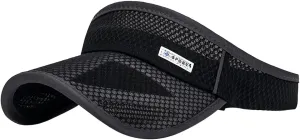 Outdoor Sport Cap Wide Brim UV Protection Breathable Adjustable Baseball Cap for Beach Golf Running Tennis