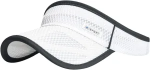 Outdoor Sport Cap Wide Brim UV Protection Breathable Adjustable Baseball Cap for Beach Golf Running Tennis