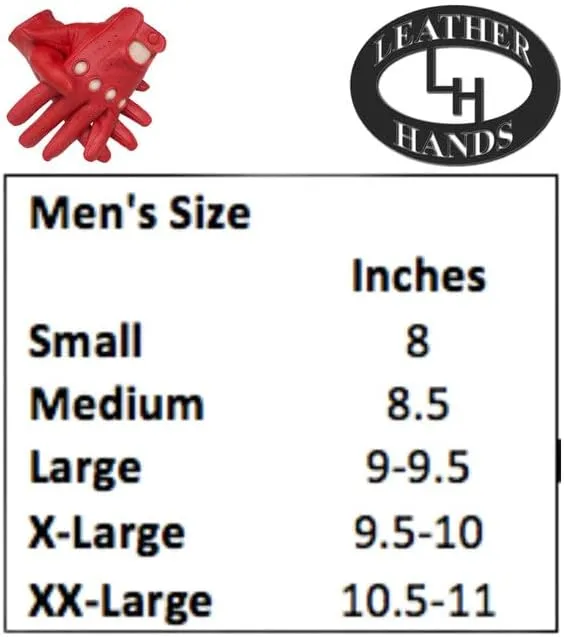 "NA" Men's Dress Driving Genuine Sheep Leather Unlined Gloves