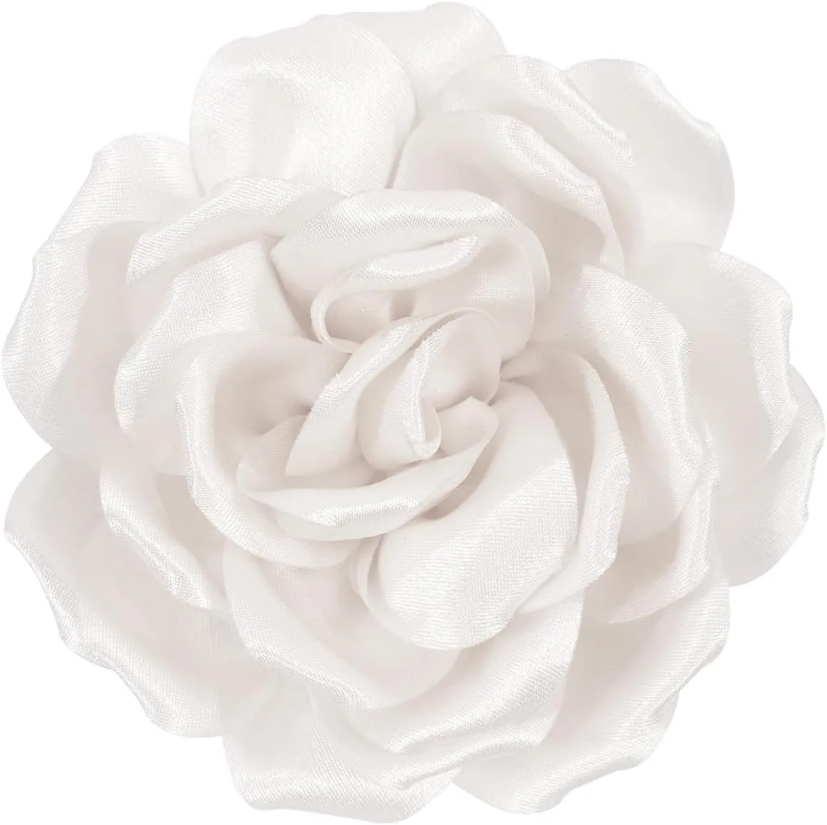 Rose Flower Brooch and Pin | Elegant Hair Clip and Accessory for Women's Dress
