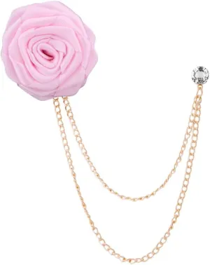 Rose Flower Brooch Pin Wedding Brooches for Men