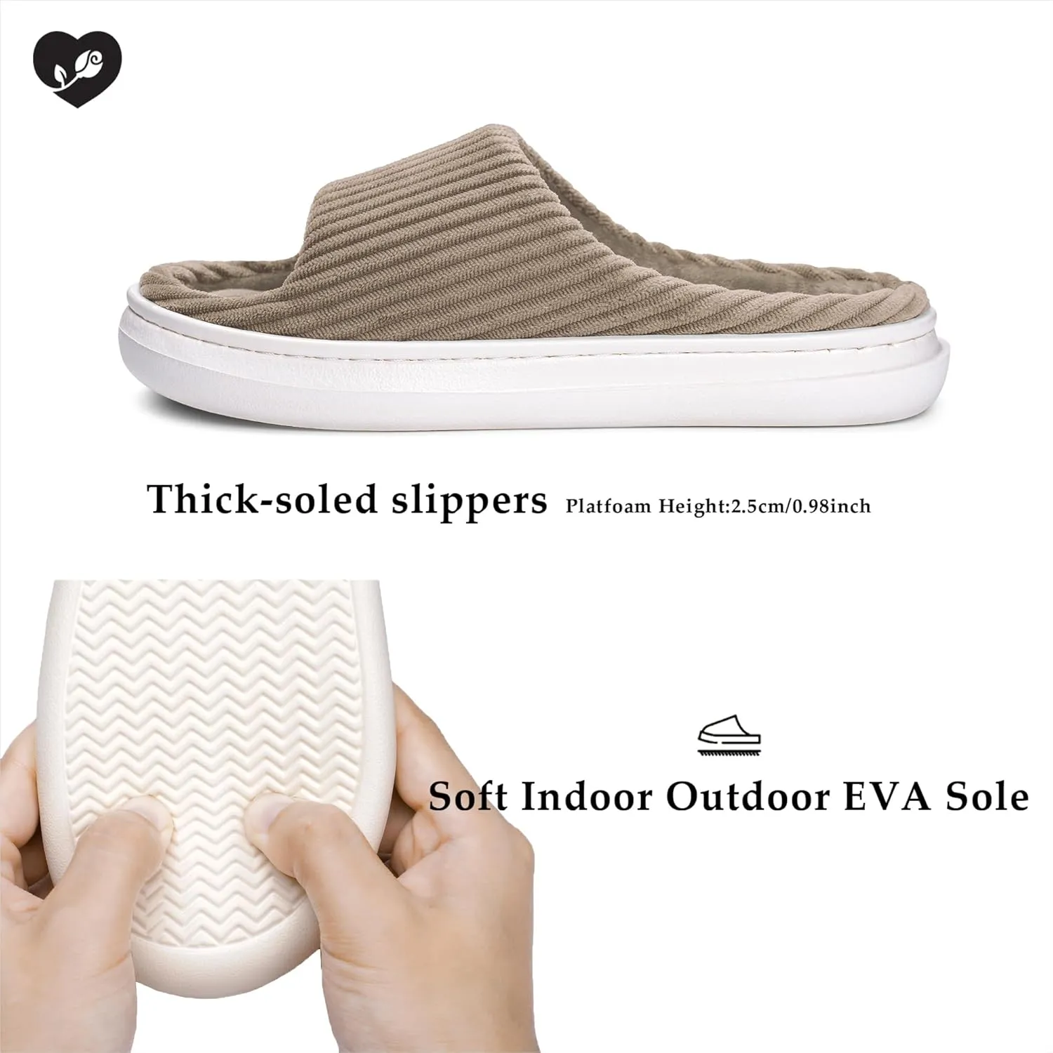 SOULROSE Summer House Memory Foam Slippers Comfy Spa Bedroom Slides Women Cloud Lightweight Waffle Cozy Open Toe Indoor Outdoor Platform Shoes