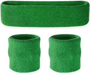 Suddora Sweatbands for Kids, Moisture Wicking 2 Wristbands and 1 Headband Set, Soft and Skin-Friendly Fabric, Moisture-Wicking Athletic Sweat Bands for Basketball, Baseball, Soccer