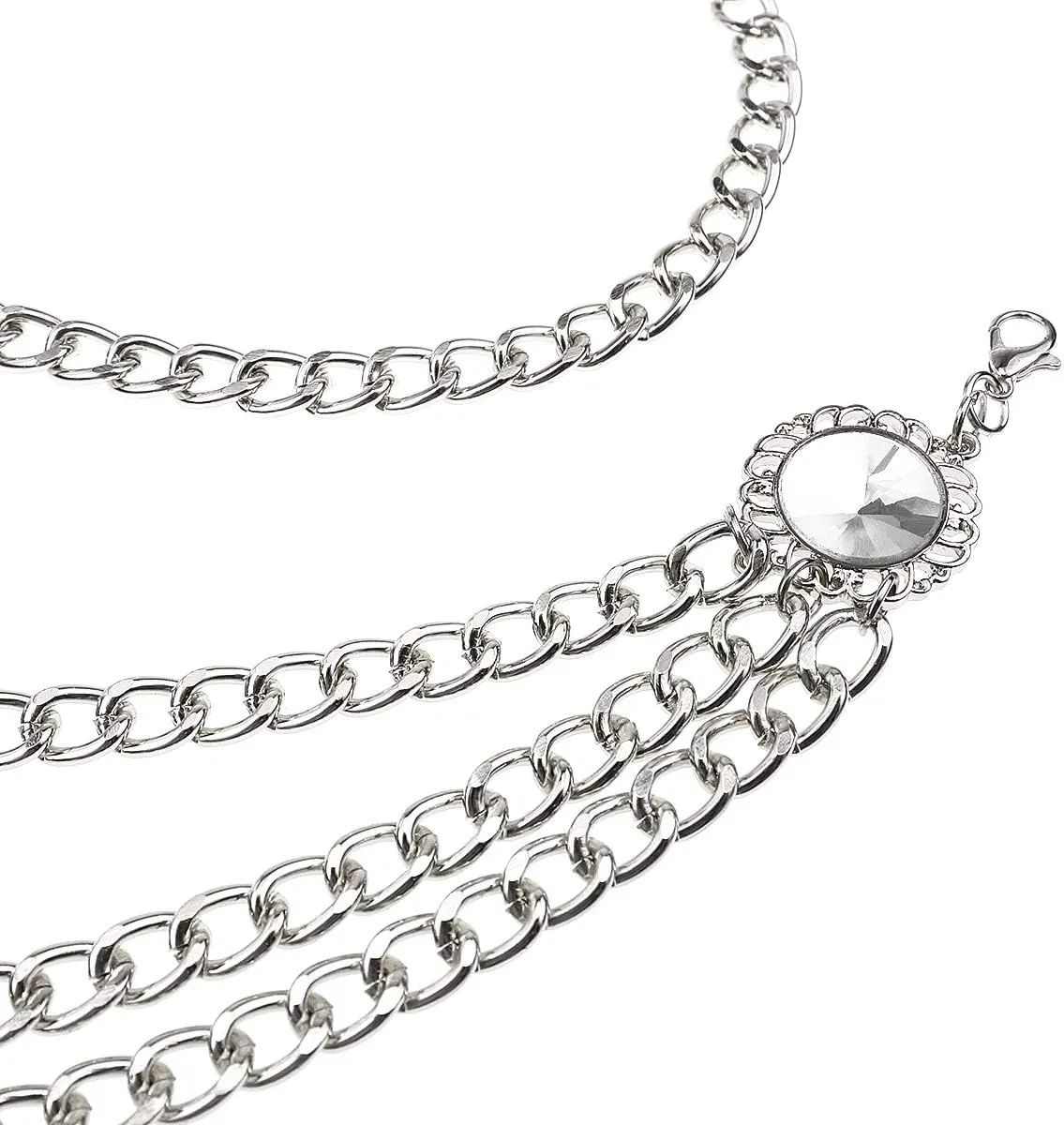 Suyi Chain Belts for Women Waist Chain Belt Multilayer Body Belly Chain