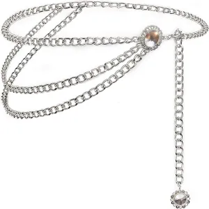 Suyi Chain Belts for Women Waist Chain Belt Multilayer Body Belly Chain