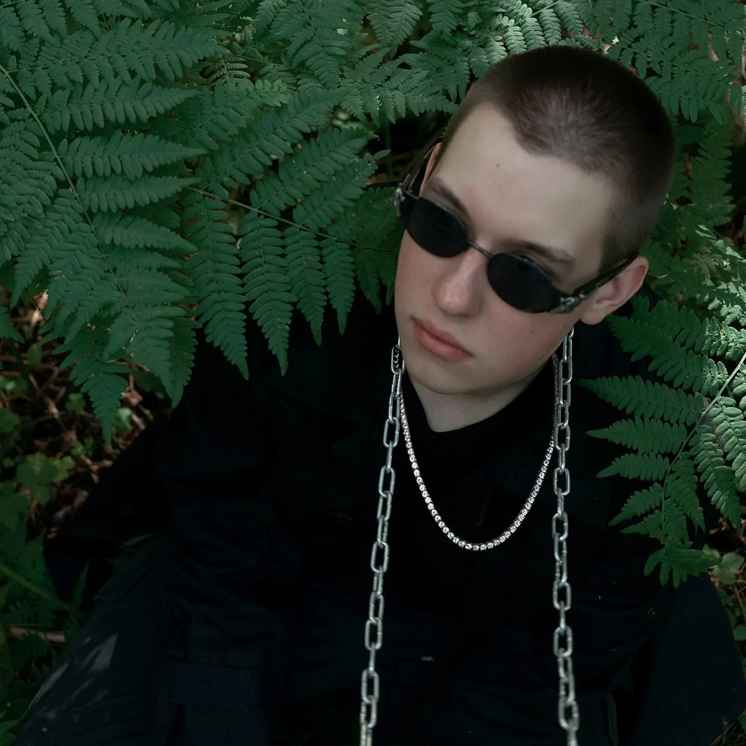 Tennis Necklace 18K White Gold Plated | 4.0mm Round Cubic Zirconia Cut Faux Diamond Tennis Chain for Women and Men