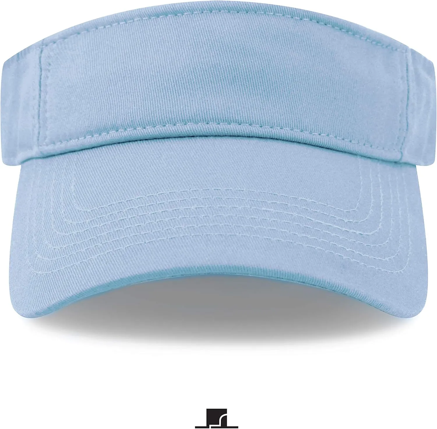 The Hat Depot Kids 100% Cotton Sport Quick-Adjust Strap Closure Sun Protect Golf Visor Cap Hat