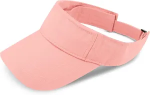 The Hat Depot Kids 100% Cotton Sport Quick-Adjust Strap Closure Sun Protect Golf Visor Cap Hat