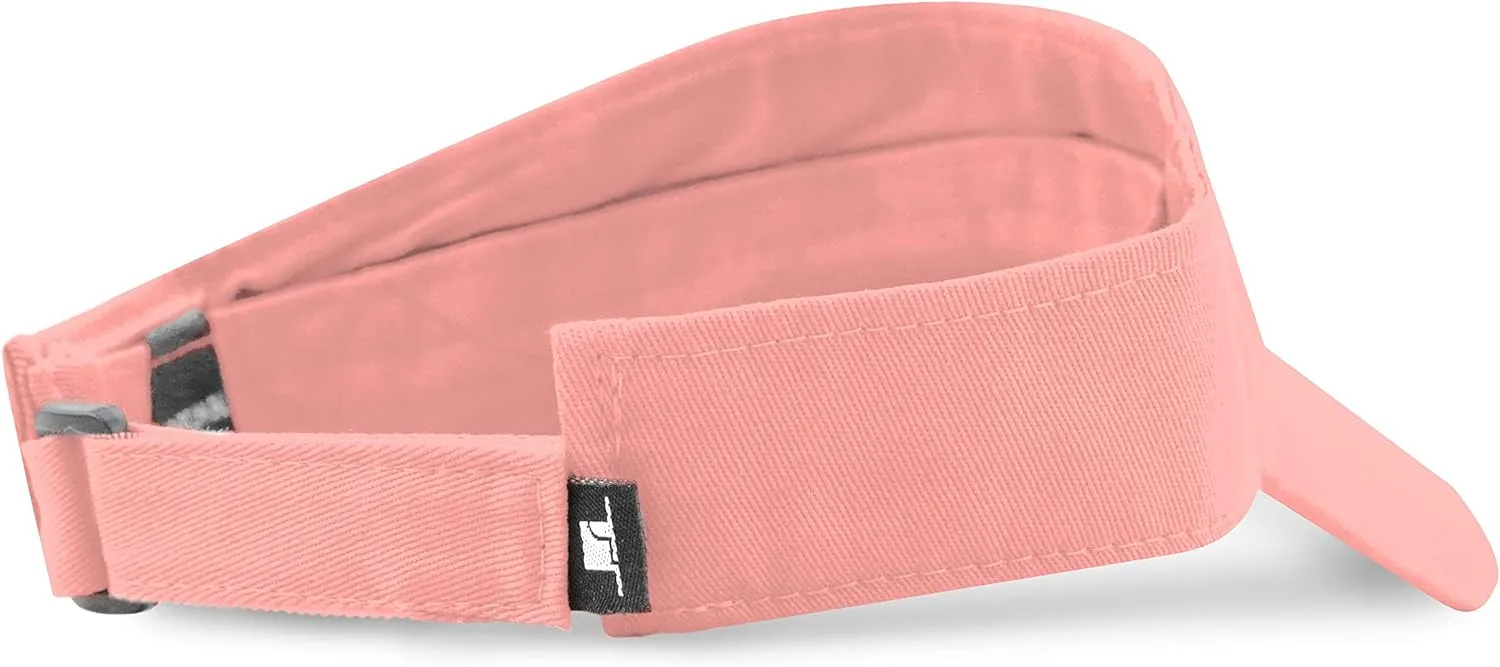 The Hat Depot Kids 100% Cotton Sport Quick-Adjust Strap Closure Sun Protect Golf Visor Cap Hat