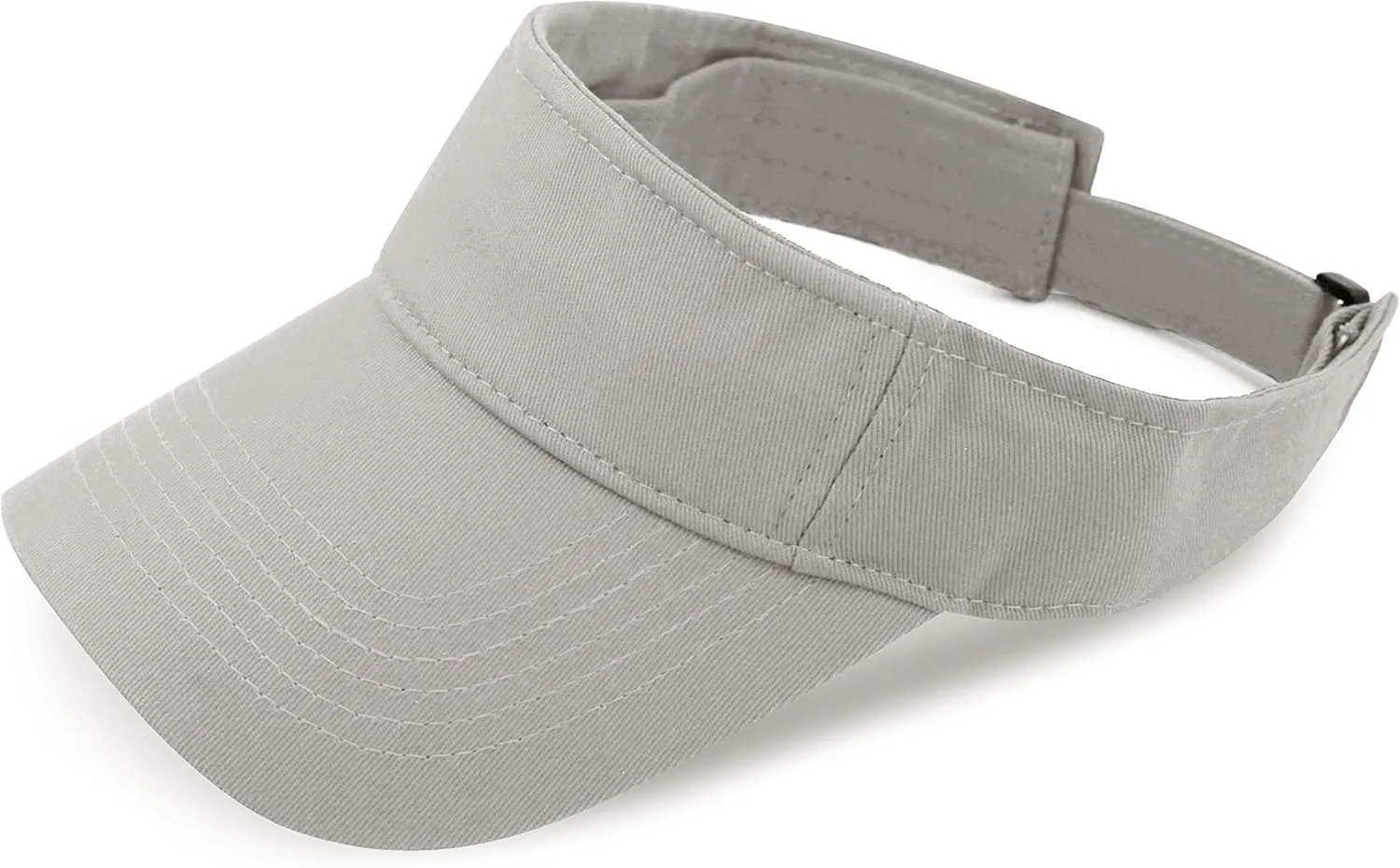 The Hat Depot Kids 100% Cotton Sport Quick-Adjust Strap Closure Sun Protect Golf Visor Cap Hat