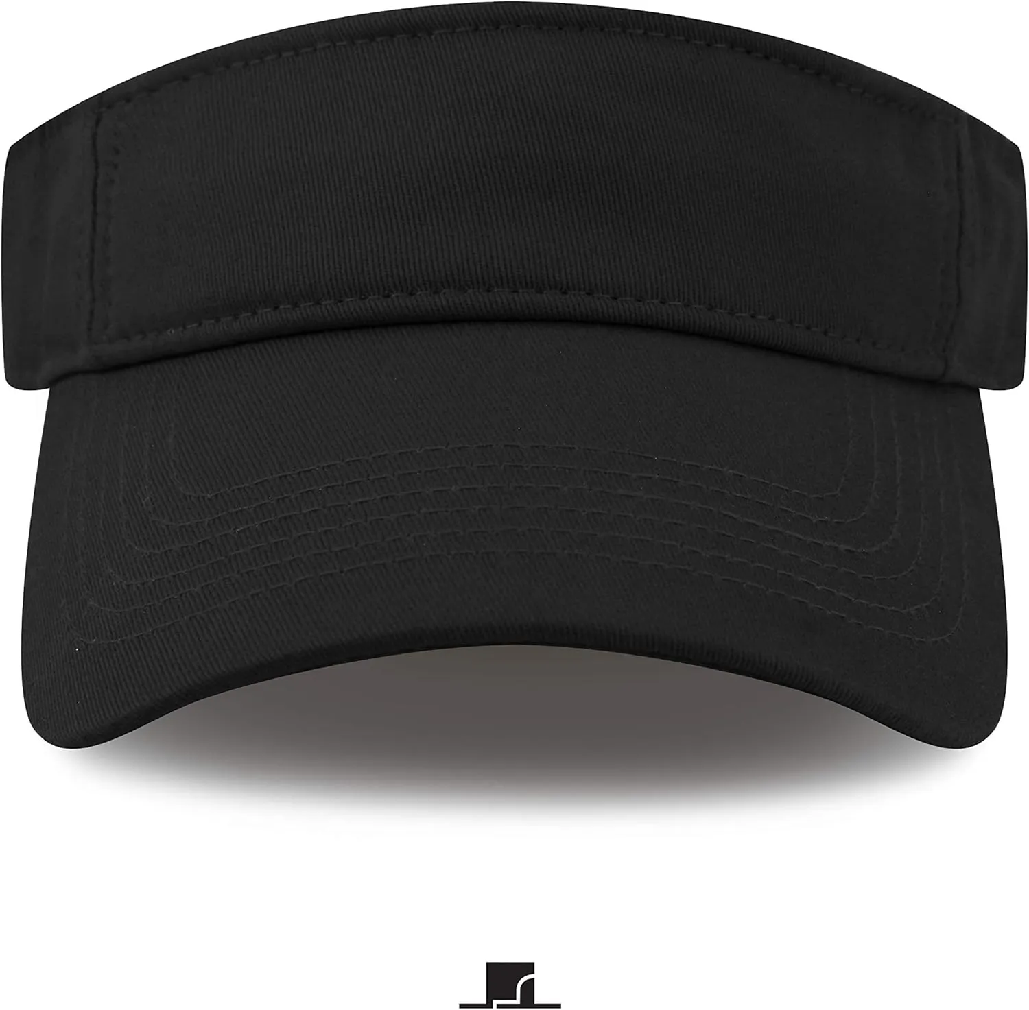 The Hat Depot Kids 100% Cotton Sport Quick-Adjust Strap Closure Sun Protect Golf Visor Cap Hat