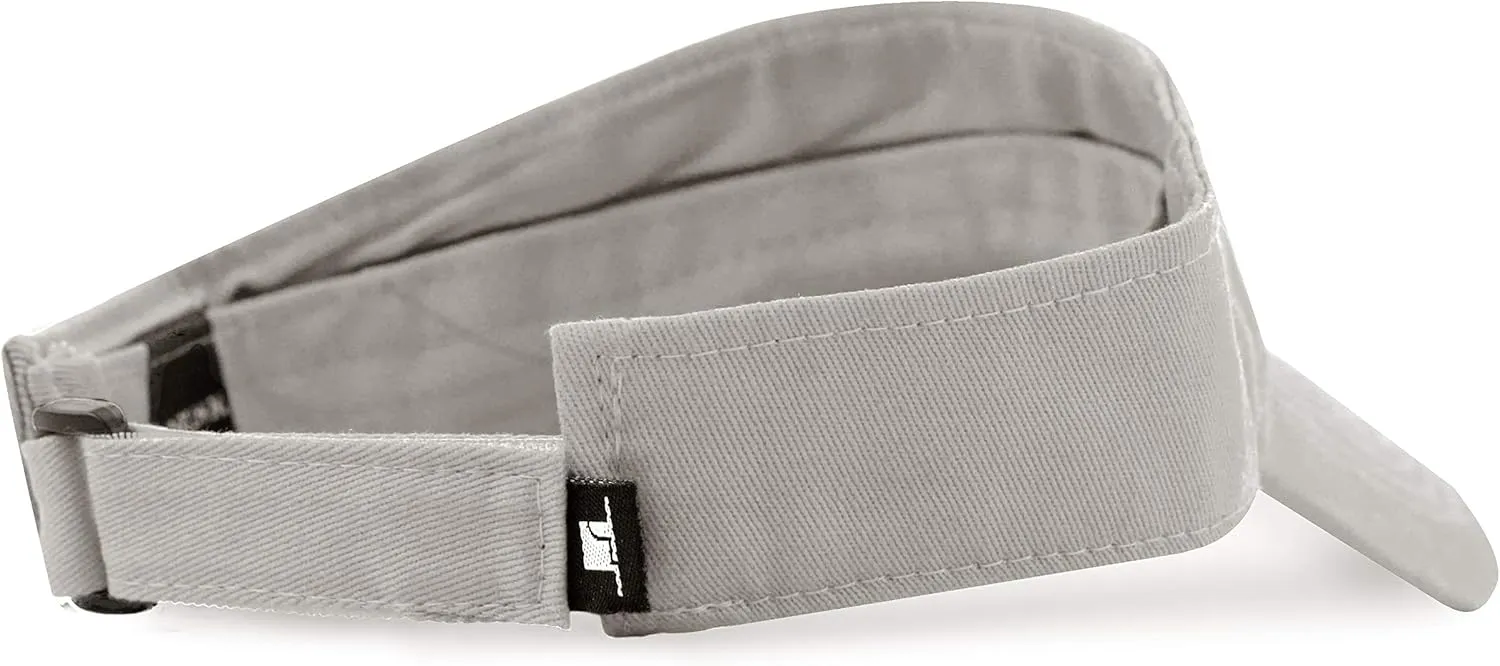 The Hat Depot Kids 100% Cotton Sport Quick-Adjust Strap Closure Sun Protect Golf Visor Cap Hat