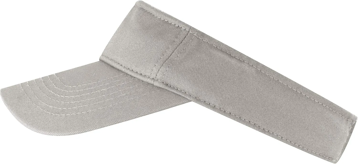 The Hat Depot Kids 100% Cotton Sport Quick-Adjust Strap Closure Sun Protect Golf Visor Cap Hat