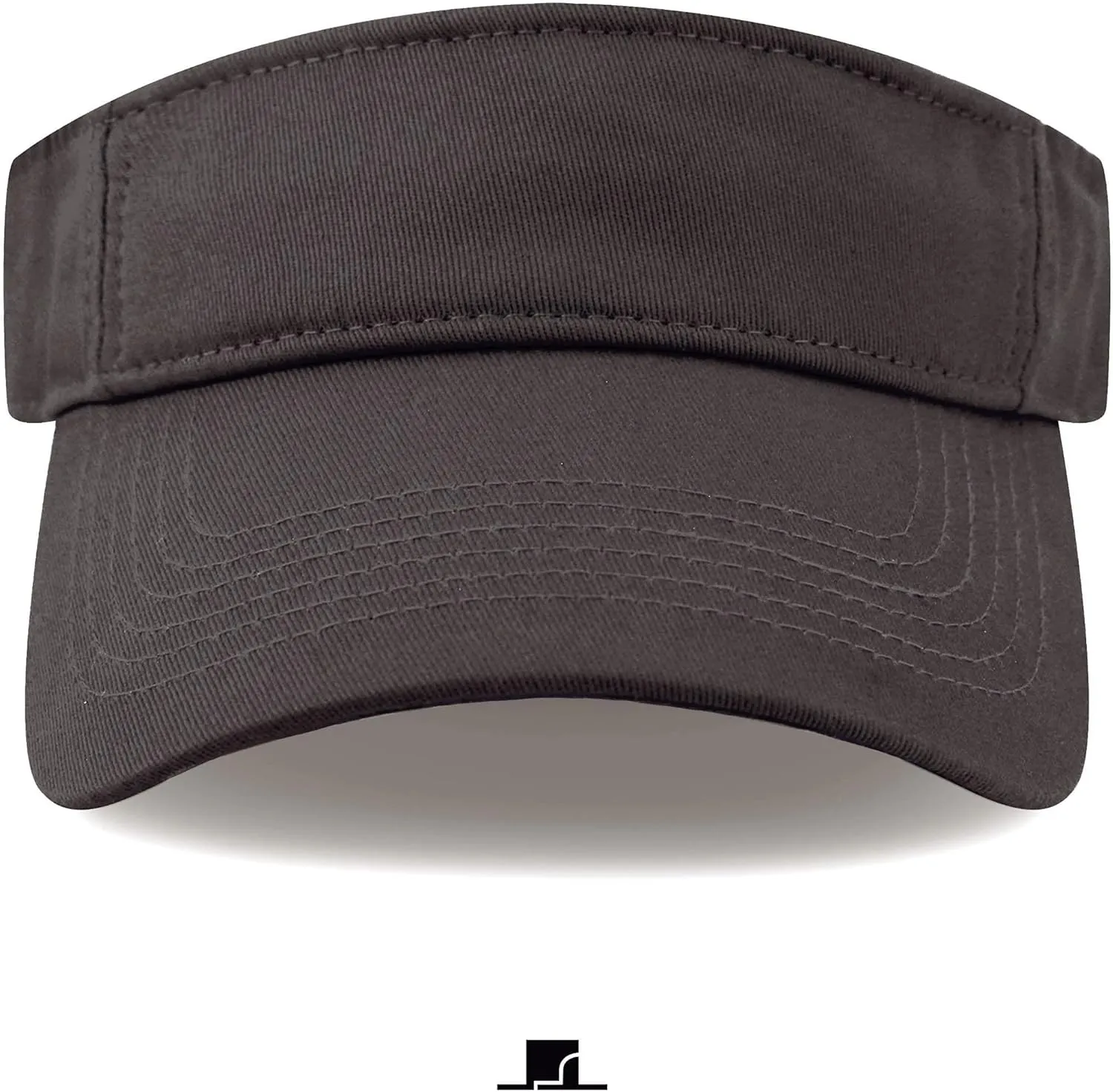 The Hat Depot Kids 100% Cotton Sport Quick-Adjust Strap Closure Sun Protect Golf Visor Cap Hat