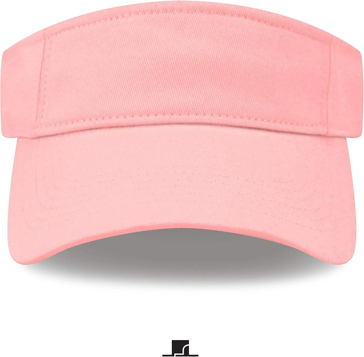 The Hat Depot Kids 100% Cotton Sport Quick-Adjust Strap Closure Sun Protect Golf Visor Cap Hat