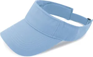The Hat Depot Kids 100% Cotton Sport Quick-Adjust Strap Closure Sun Protect Golf Visor Cap Hat