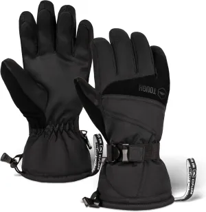 Tough Outdoors Snow Gloves - Men's & Women's Waterproof Winter & Snowboarding Gloves