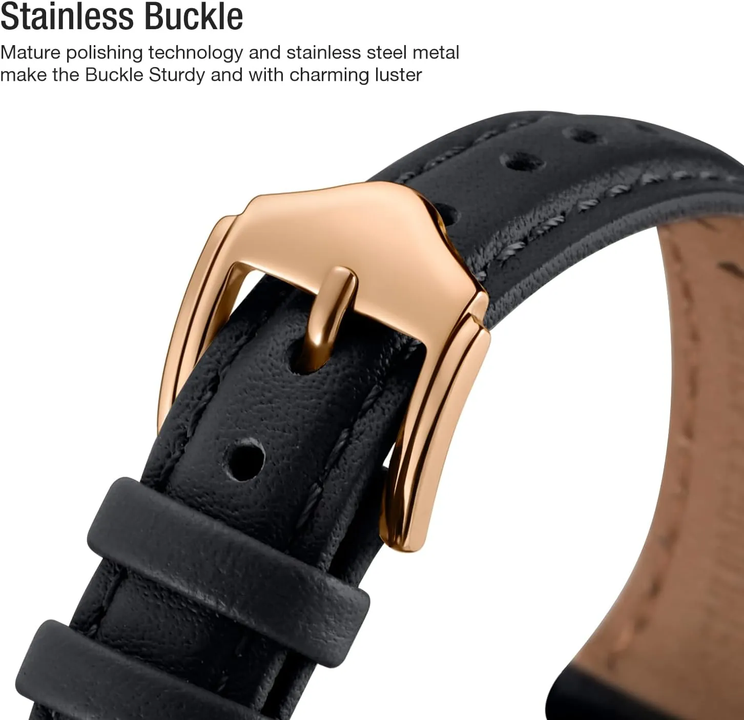 WFEAGL Leather Bands Compatible with Apple Watch Band 38mm 40mm 41mm 42mm 44mm 45mm 46mm 49mm Women, Grain Leather Strap Slim Thin Wristband for iWatch Ultra SE SE2 Series 10 9 8 7 6 5 4 3 2 1