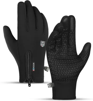 Winter Thermal Gloves for Men and Women, Waterproof Windproof and Non-Slip Gloves, Warm Touch Screen Gloves for Outdoor Running, Cycling, Driving