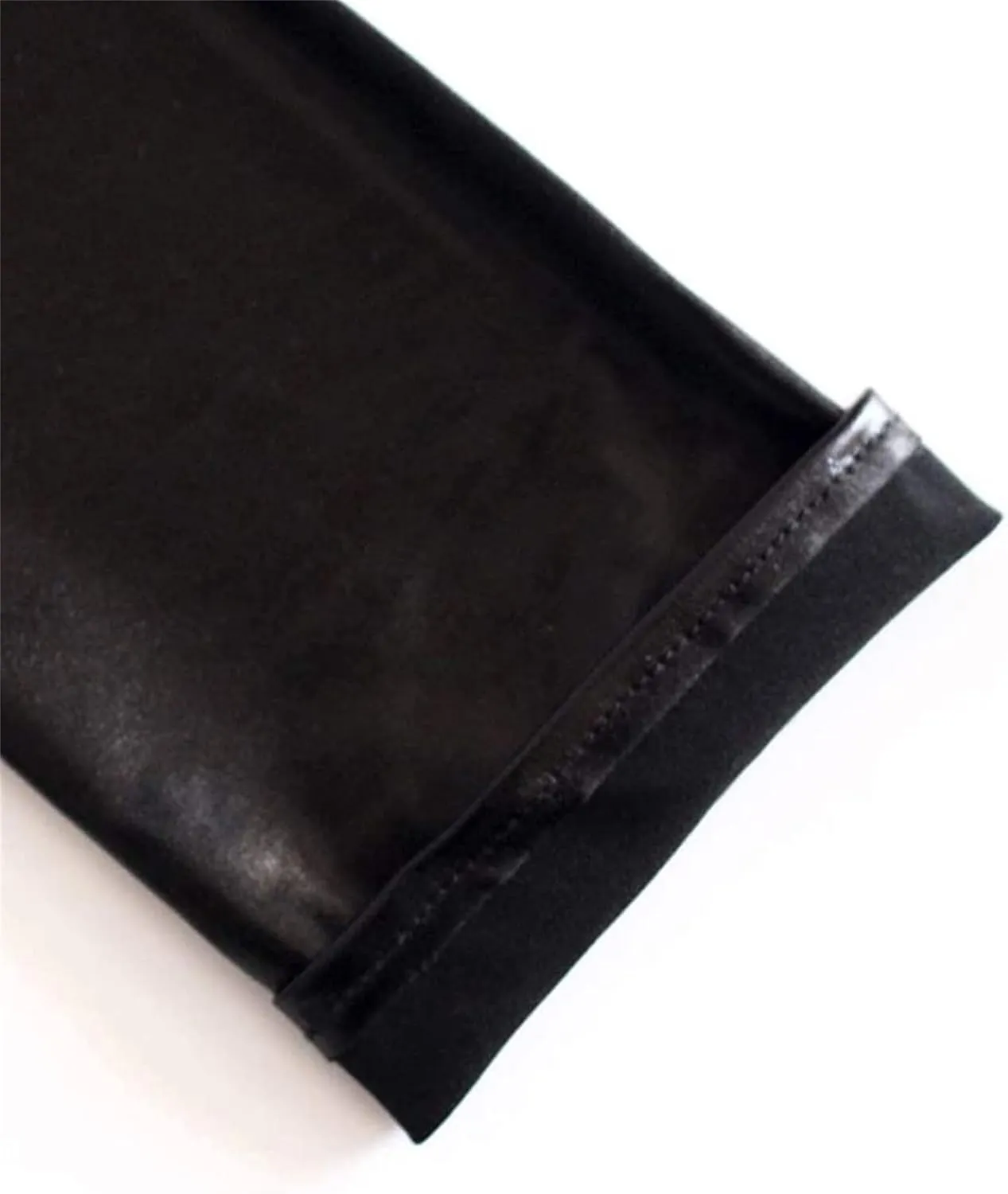 Women's Faux Leather Sexy Long Gloves Sexy Wet Look Latex Elbow Length Long Gloves