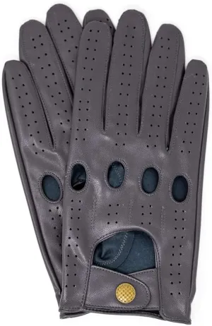 Women's Vegan Leather Full-finger Driving Touchscreen Gloves