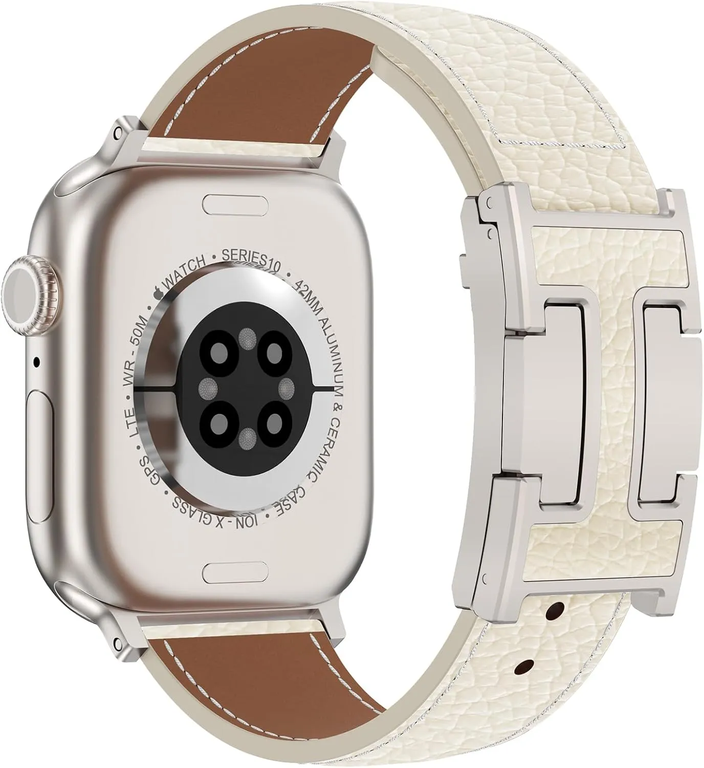 XINGYAS Leather Magnetic Watch Band Compatible with Apple Watch Ultra Band 49mm 46mm 45mm 44mm 42mm 41mm 40mm 38mm, Replacement Strap for Women Men iWatch Ultra 2/Ultra/SE/Series 10/9/8/7/6/5/4/3/2/1