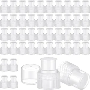 Yulejo Plastic Push Pull Replacement Caps 28 mm Twisted Sport Bottle Lid Reusable Water Bottle Cap Screw Tops for Water Bottles Soda Bottles